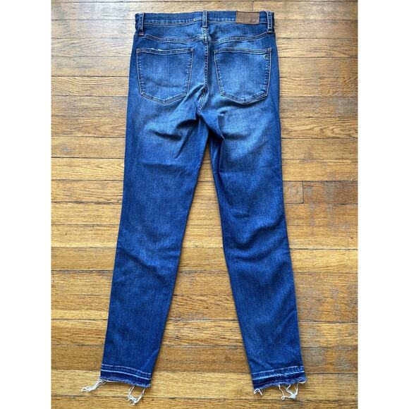 MADEWELL ‘10” High-Rise Skinny’ Distressed Button-Fly Stretch Jeans sz 29 (w30) - Picture 13 of 13